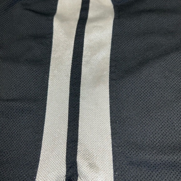 Nike Men's Y2K Basketball Shorts Black White Dazzle Stripe Size L - Picture 7 of 15